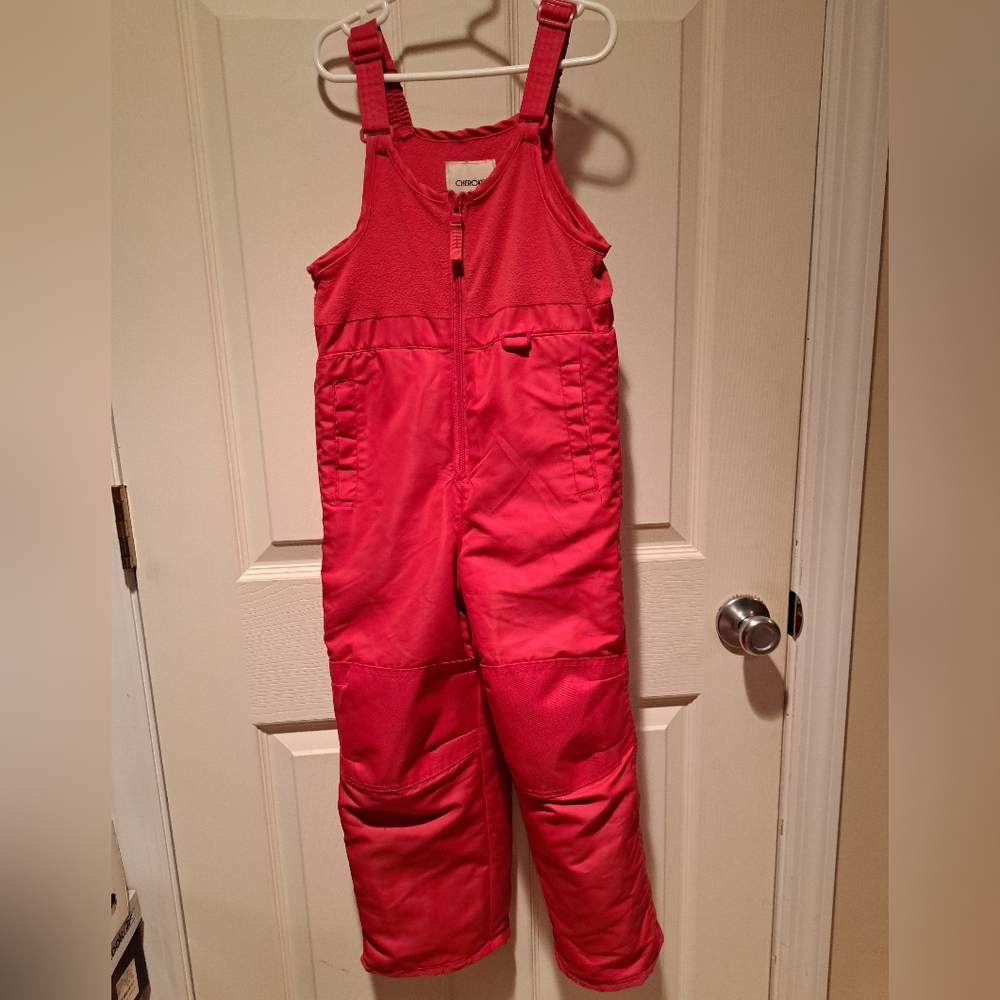Cherokee Pink Snow Bib Overalls